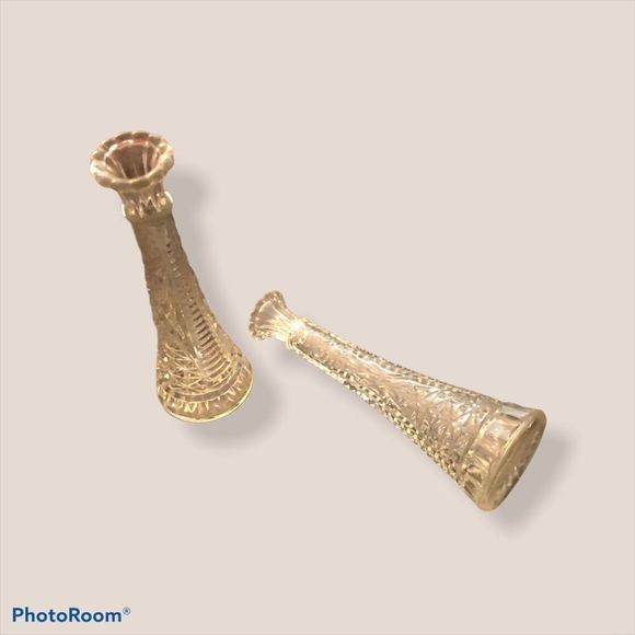 Set of 2 Decorative Glass Vases - Picture 4 of 7